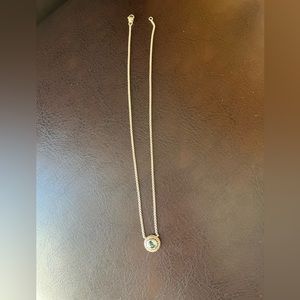 David Yurman SS/Blue Topaz necklace